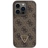 Guess GUHCP15LP4TDPW iPhone 15 Pro 6.1" brązowy/brown hardcase Leather 4G Triangle Strass na NearMe.pl