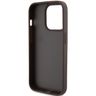 Guess GUHCP15LP4TDPW iPhone 15 Pro 6.1" brązowy/brown hardcase Leather 4G Triangle Strass na NearMe.pl