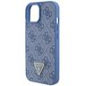 Guess GUHCP15SP4TDPB iPhone 15 / 14 / 13 6.1" niebieski/blue hardcase Leather 4G Triangle Strass na NearMe.pl