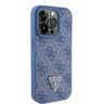 Guess GUHCP15LP4TDPB iPhone 15 Pro 6.1" niebieski/blue hardcase Leather 4G Triangle Strass na NearMe.pl