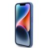 Guess GUHCP15LP4TDPB iPhone 15 Pro 6.1" niebieski/blue hardcase Leather 4G Triangle Strass na NearMe.pl