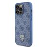 Guess GUHCP15XP4TDPB iPhone 15 Pro Max 6.7" niebieski/blue hardcase Leather 4G Triangle Strass na NearMe.pl
