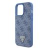 Guess GUHCP15XP4TDPB iPhone 15 Pro Max 6.7" niebieski/blue hardcase Leather 4G Triangle Strass na NearMe.pl