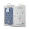 Guess GUHCP15XP4TDPB iPhone 15 Pro Max 6.7" niebieski/blue hardcase Leather 4G Triangle Strass na NearMe.pl