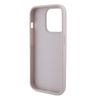 Guess GUHCP15LP4TDPP iPhone 15 Pro 6.1" różowy/pink hardcase Leather 4G Triangle Strass na NearMe.pl