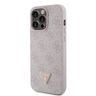 Guess GUHCP15XP4TDPP iPhone 15 Pro Max 6.7" różowy/pink hardcase Leather 4G Diamond Triangle na NearMe.pl