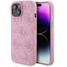 Guess GUHCP15SP4EPMP iPhone 15 / 14 / 13 6.1" różowy/pink hardcase Leather 4G Stamped na NearMe.pl