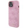 Guess GUHCP15SP4EPMP iPhone 15 / 14 / 13 6.1" różowy/pink hardcase Leather 4G Stamped na NearMe.pl