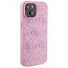 Guess GUHCP15SP4EPMP iPhone 15 / 14 / 13 6.1" różowy/pink hardcase Leather 4G Stamped na NearMe.pl