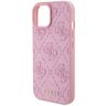 Guess GUHCP15SP4EPMP iPhone 15 / 14 / 13 6.1" różowy/pink hardcase Leather 4G Stamped na NearMe.pl
