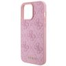 Guess GUHCP15XP4EPMP iPhone 15 Pro Max 6.7" różowy/pink hardcase Leather 4G Stamped na NearMe.pl