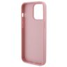 Guess GUHCP15XP4EPMP iPhone 15 Pro Max 6.7" różowy/pink hardcase Leather 4G Stamped na NearMe.pl