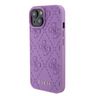 Guess GUHCP15SP4EPMU iPhone 15 / 14 / 13 6.1" fioletowy/light purple hardcase Leather 4G Stamped na NearMe.pl