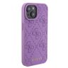 Guess GUHCP15SP4EPMU iPhone 15 / 14 / 13 6.1" fioletowy/light purple hardcase Leather 4G Stamped na NearMe.pl