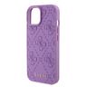 Guess GUHCP15SP4EPMU iPhone 15 / 14 / 13 6.1" fioletowy/light purple hardcase Leather 4G Stamped na NearMe.pl