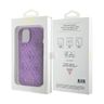 Guess GUHCP15SP4EPMU iPhone 15 / 14 / 13 6.1" fioletowy/light purple hardcase Leather 4G Stamped na NearMe.pl