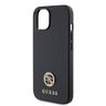 Guess GUHCP15MPS4DGPK iPhone 15 Plus / 14 Plus 6.7" czarny/black hardcase Strass Metal Logo na NearMe.pl