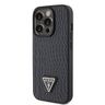 Guess GUHCP15LPCRTHCK iPhone 15 Pro 6.1"czarny/black hardcase Croco Triangle Metal Logo na NearMe.pl