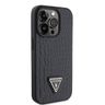 Guess GUHCP15LPCRTHCK iPhone 15 Pro 6.1"czarny/black hardcase Croco Triangle Metal Logo na NearMe.pl