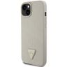 Guess GUHCP15SPCRTHCD iPhone 15 / 14 / 13 6.1" złoty/gold hardcase Croco Triangle Metal Logo na NearMe.pl