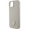 Guess GUHCP15SPCRTHCD iPhone 15 / 14 / 13 6.1" złoty/gold hardcase Croco Triangle Metal Logo na NearMe.pl