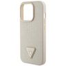 Guess GUHCP15XPCRTHCD iPhone 15 Pro Max 6.7" złoty/gold hardcase Croco Triangle Metal Logo na NearMe.pl