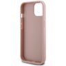 Guess GUHCP15SPCRTHCP iPhone 15 / 14 / 13 6.1" różowy/pink hardcase Croco Triangle Metal Logo na NearMe.pl