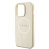 Guess GUHMP15XPSAHMCB iPhone 15 Pro Max 6.7" złoty/gold hardcase Saffiano MagSafe na NearMe.pl