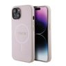 Guess GUHMP15SPSAHMCP iPhone 15 / 14 / 13 6.1" różowy/pink hardcase Saffiano MagSafe na NearMe.pl