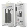Zestaw Guess GUBPM5P14X4GEMGK iPhone14 Pro Max 6.7" hardcase + Powerbank 5000mAh MagSafe czarny/black 4G Metal Logo na NearMe.pl