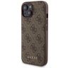 Zestaw Guess GUBPM5P15S4GEMGW iPhone15 6.1" hardcase + Powerbank 5000mAh MagSafe brązowy/brown 4G Metal Logo na NearMe.pl