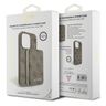 Zestaw Guess GUBPM5P15L4GEMGW iPhone15 Pro 6.1" hardcase + Powerbank 5000mAh MagSafe brązowy/brown 4G Metal Logo na NearMe.pl