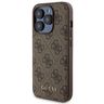 Zestaw Guess GUBPM5P15L4GEMGW iPhone15 Pro 6.1" hardcase + Powerbank 5000mAh MagSafe brązowy/brown 4G Metal Logo na NearMe.pl