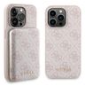Zestaw Guess GUBPM5P14L4GEMGP iPhone14 Pro 6.1" hardcase + Powerbank 5000mAh MagSafe różowy/pink 4G Metal Logo na NearMe.pl