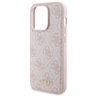Zestaw Guess GUBPM5P14L4GEMGP iPhone14 Pro 6.1" hardcase + Powerbank 5000mAh MagSafe różowy/pink 4G Metal Logo na NearMe.pl