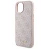 Zestaw Guess GUBPM5P15S4GEMGP iPhone15 6.1" hardcase + Powerbank 5000mAh MagSafe różowy/pink 4G Metal Logo na NearMe.pl