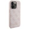 Zestaw Guess GUBPM5P15L4GEMGP iPhone15 Pro 6.1" hardcase + Powerbank 5000mAh MagSafe różowy/pink 4G Metal Logo na NearMe.pl