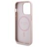 Zestaw Guess GUBPM5P15L4GEMGP iPhone15 Pro 6.1" hardcase + Powerbank 5000mAh MagSafe różowy/pink 4G Metal Logo na NearMe.pl