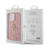 Guess GUHCP15LHG4SGP iPhone 15 Pro 6.1" różowy/pink hardcase Glitter Script Big 4G na NearMe.pl