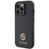 Guess GUHCP15XPS4DGPK iPhone 15 Pro Max 6.7" czarny/black hardcase Strass Metal Logo na NearMe.pl