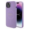 Guess GUHMP15SPSAHMCU iPhone 15 / 14 / 13 6.1" fioletowy/purple hardcase Saffiano MagSafe na NearMe.pl