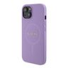 Guess GUHMP15SPSAHMCU iPhone 15 / 14 / 13 6.1" fioletowy/purple hardcase Saffiano MagSafe na NearMe.pl