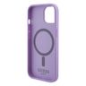 Guess GUHMP15SPSAHMCU iPhone 15 / 14 / 13 6.1" fioletowy/purple hardcase Saffiano MagSafe na NearMe.pl