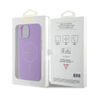 Guess GUHMP15SPSAHMCU iPhone 15 / 14 / 13 6.1" fioletowy/purple hardcase Saffiano MagSafe na NearMe.pl