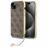 Guess GUHCP15MGF4GBR iPhone 15 Plus / 14 Plus 6.7" brązowy/brown hardcase 4G Charms Collection na NearMe.pl