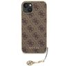 Guess GUHCP15MGF4GBR iPhone 15 Plus / 14 Plus 6.7" brązowy/brown hardcase 4G Charms Collection na NearMe.pl