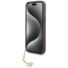 Guess GUHCP15LGF4GBR iPhone 15 Pro 6.1" brązowy/brown hardcase 4G Charms Collection na NearMe.pl