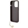 Guess GUHCP15LGF4GBR iPhone 15 Pro 6.1" brązowy/brown hardcase 4G Charms Collection na NearMe.pl