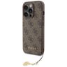 Guess GUHCP15LGF4GBR iPhone 15 Pro 6.1" brązowy/brown hardcase 4G Charms Collection na NearMe.pl