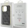 Guess GUHCP15LGF4GGR iPhone 15 Pro 6.1" szary/grey hardcase 4G Charms Collection na NearMe.pl